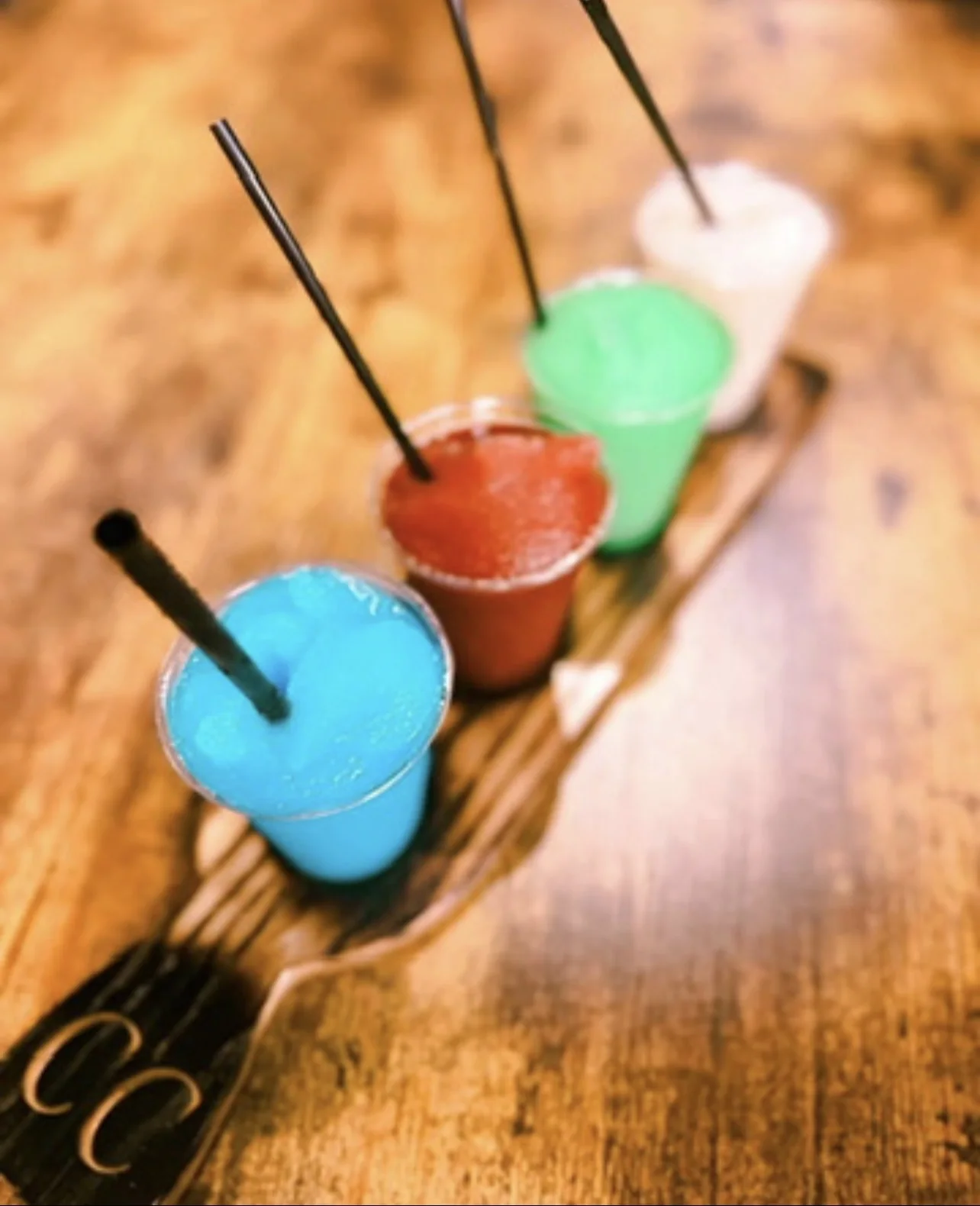 Six-drink Cold Cocked flight board